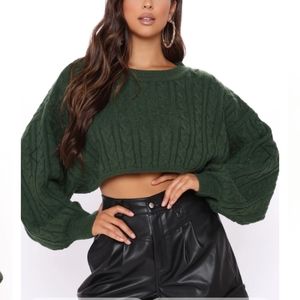 Crop top sweater